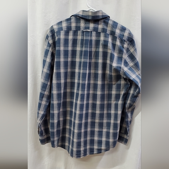 Filson Men's Blue Plaid LS Woven Button Front Shirt M - Picture 4 of 5